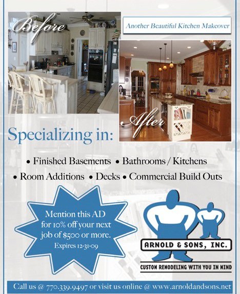 Arnold & Sons Magazine Print Ad Creative Ad design by Designs In Motion, Inc.