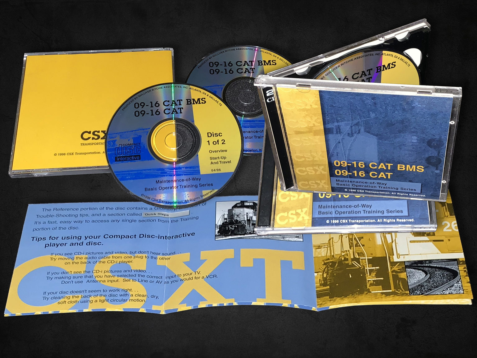 CSX Railroad Interactive Training CD-ROM Software & Packaging • Designed by: Designs In Motion, Inc.