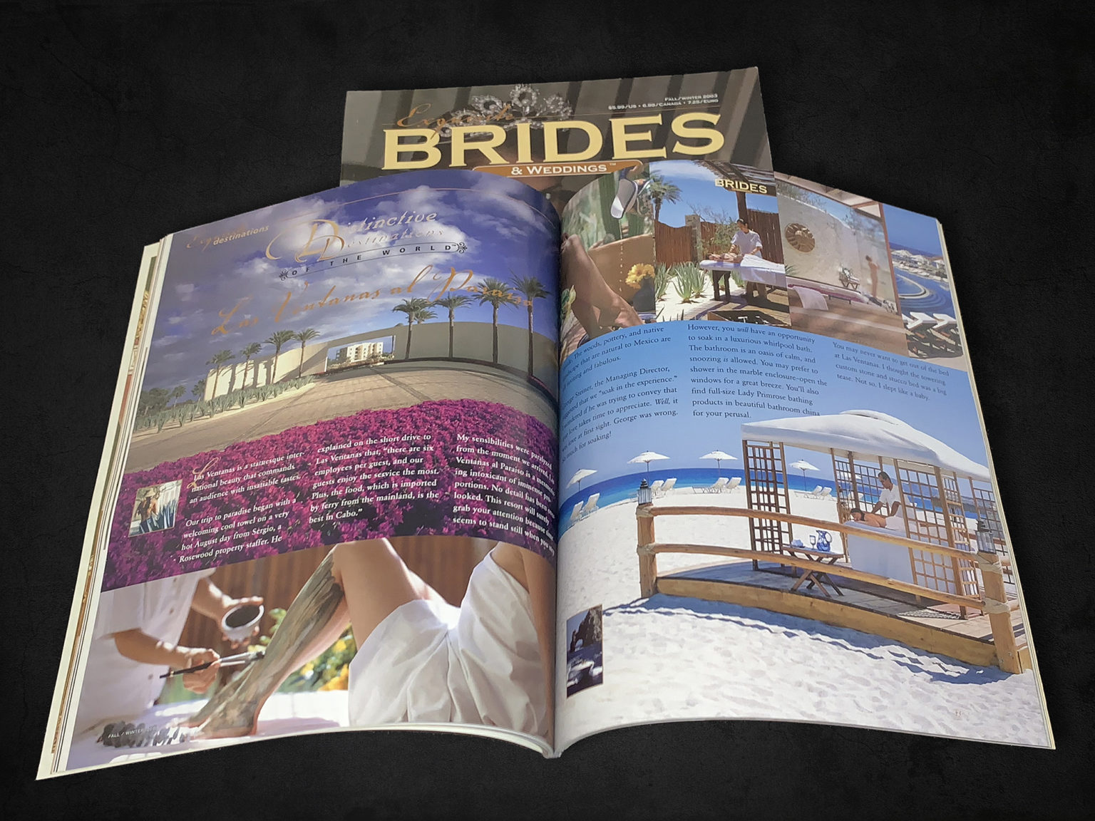 Exquisite Brides & Weddings Magazine Spread Layout • Designed by: Designs In Motion, Inc.