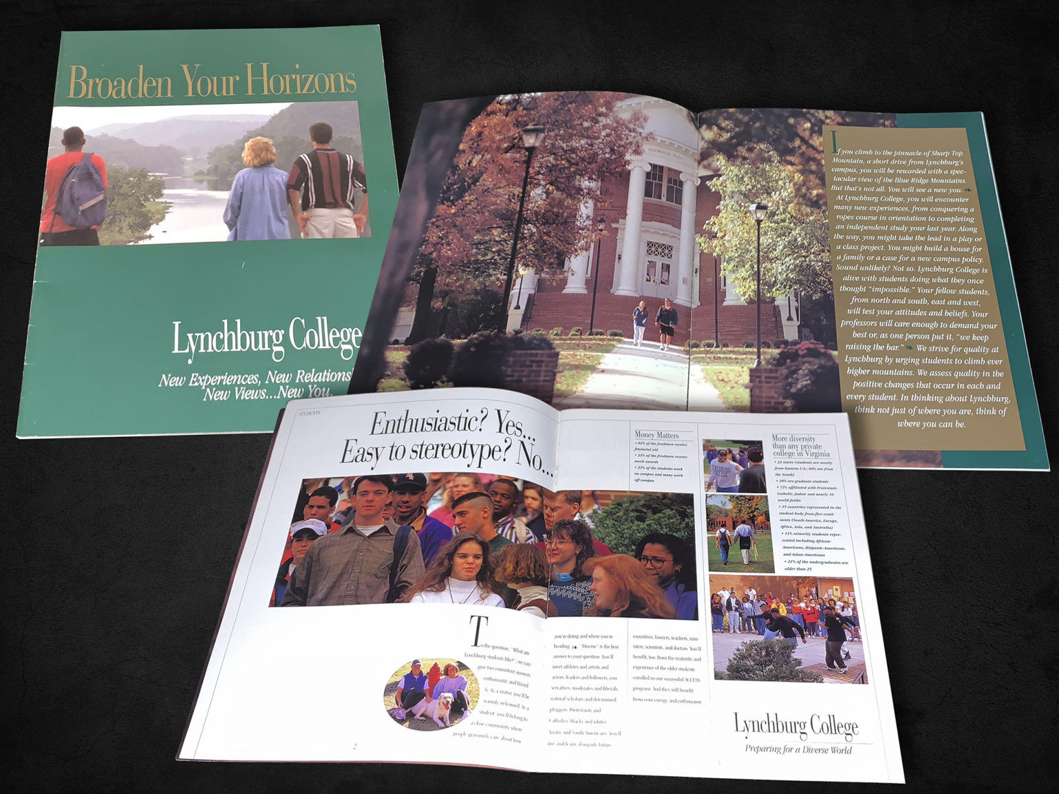 Lynchburg College Viewbook Material • Designed by: Designs In Motion, Inc.