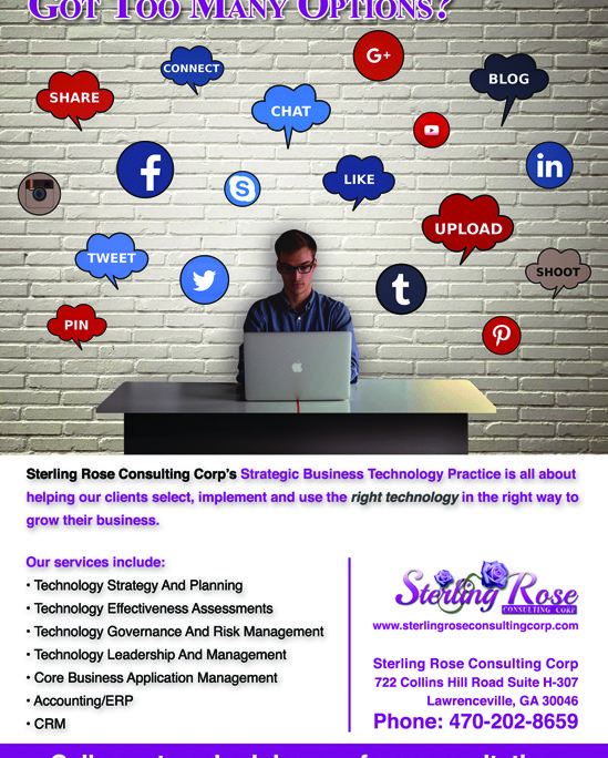 Sterling Rose Consulting Corp Print Ad Creative Ad design by Designs In Motion, Inc.